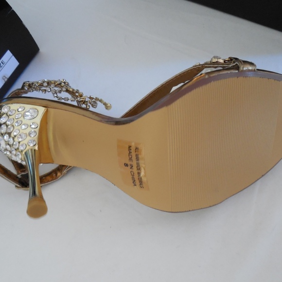 Celeste Shoes New Silver Diamonds Studs 4 34 High Heels